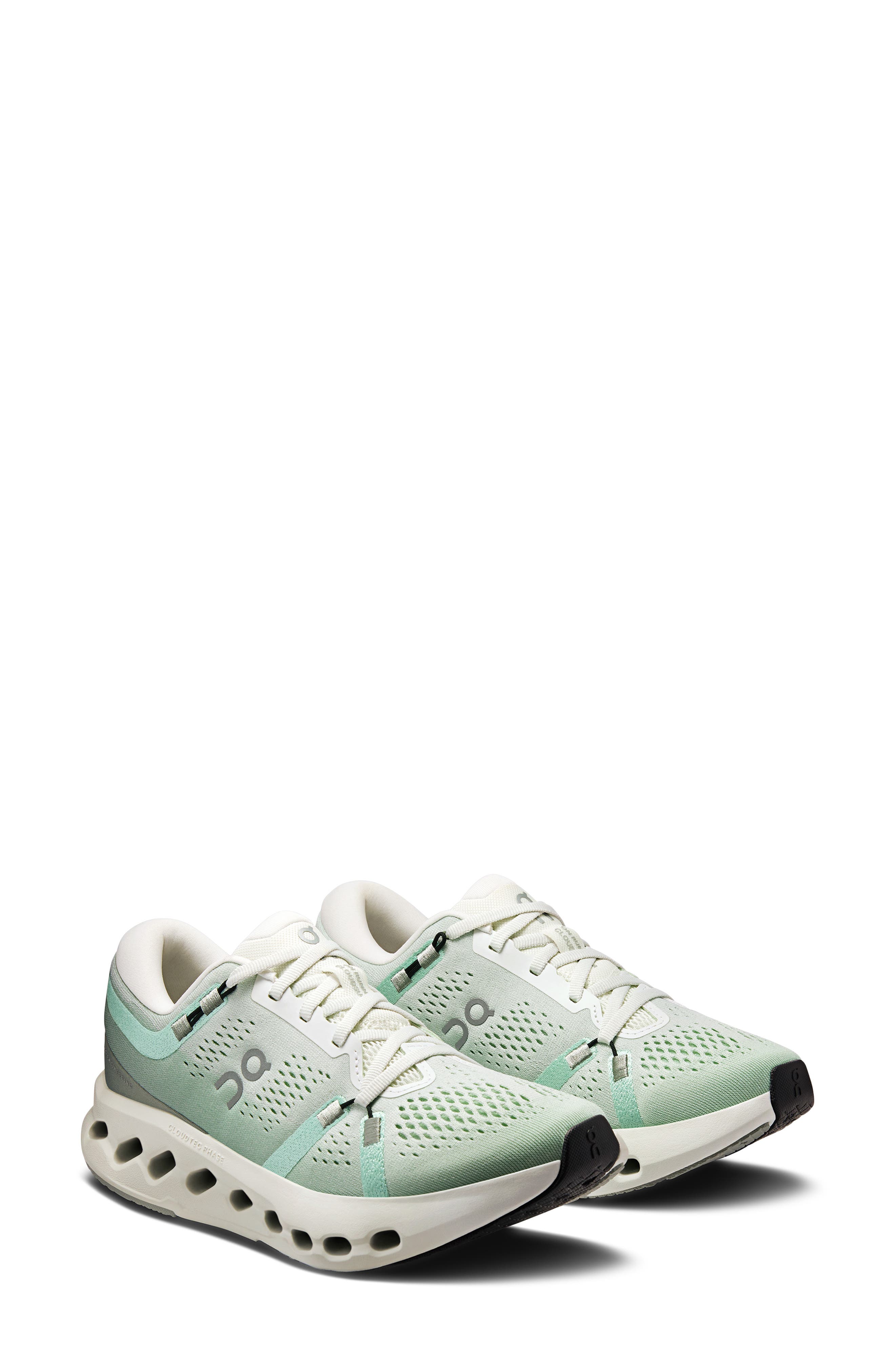 On Cloudsurfer 2 Running Shoe, Main, color, Ivory/ Creek