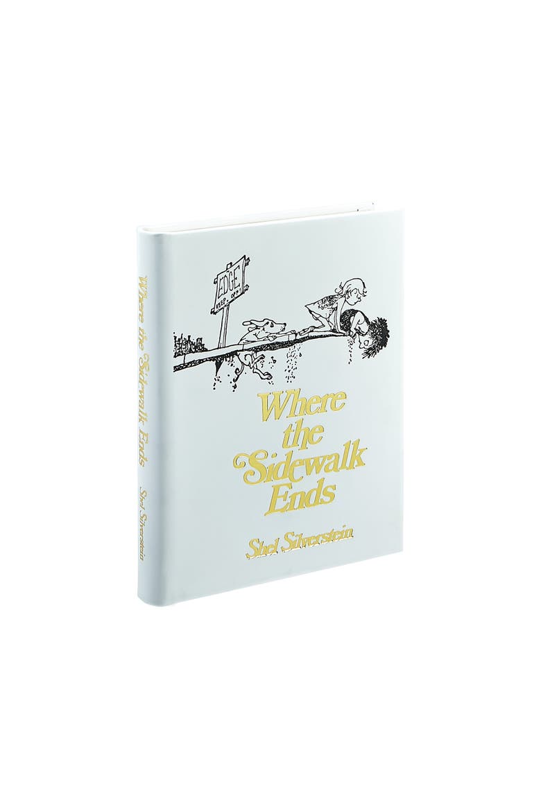 Where the Sidewalk Ends Poems and Drawings Leather Edition, Main, color, White
