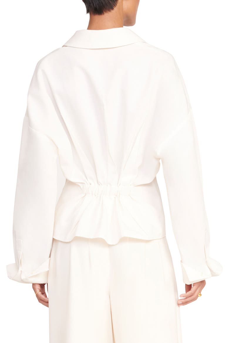 Ophelia Woven Shirt, Alternate, color, IVORY