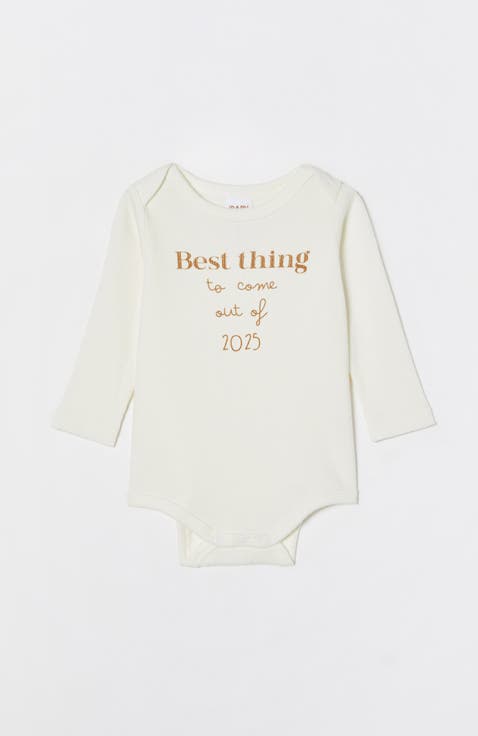 Pointelle Printed White Diamond Footie & Bonnet