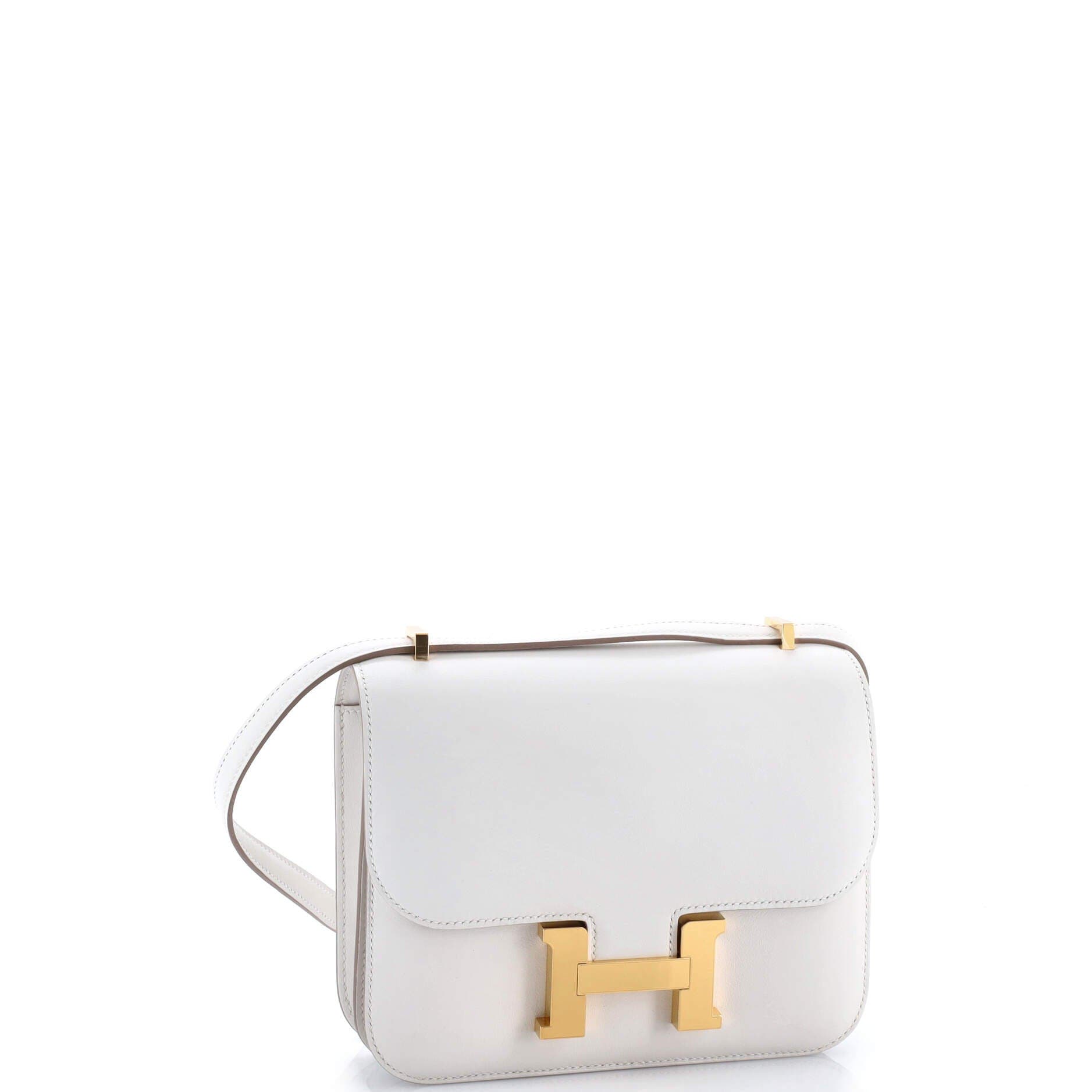 Pre-Owned Hermes Constance NM Bag Swift 18, Alternate, color, Gris Pale