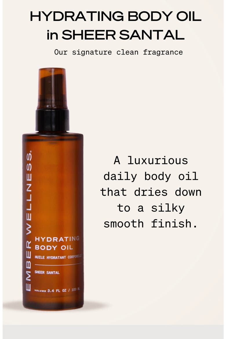 Hydrating Body Oil - Sheer Santal, Alternate, color, NO COLOR