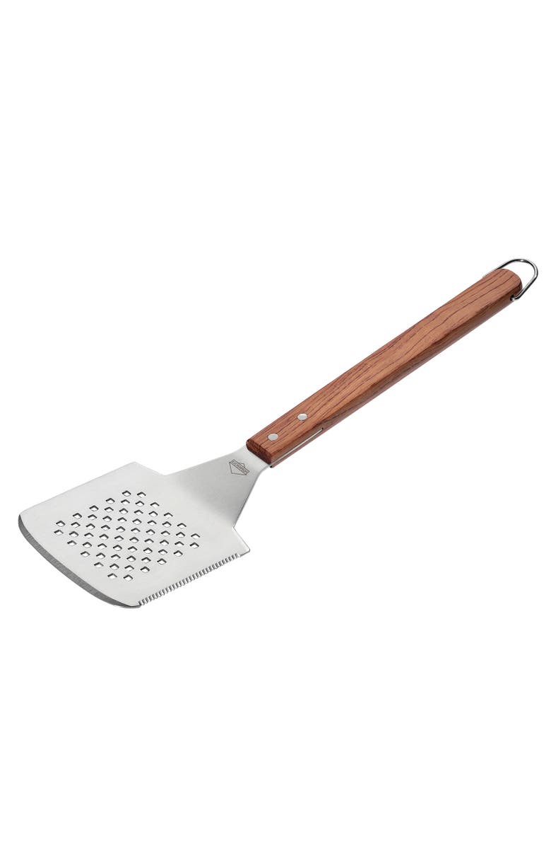 Kuchenprofi Heavy Duty Texas BBQ Turner w/ Holes & Serrated Edge, 17-Inch x 5-Inch, Main, color, Silver