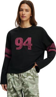 COTTON ON BODY Women's Active Graphic Raglan Tee