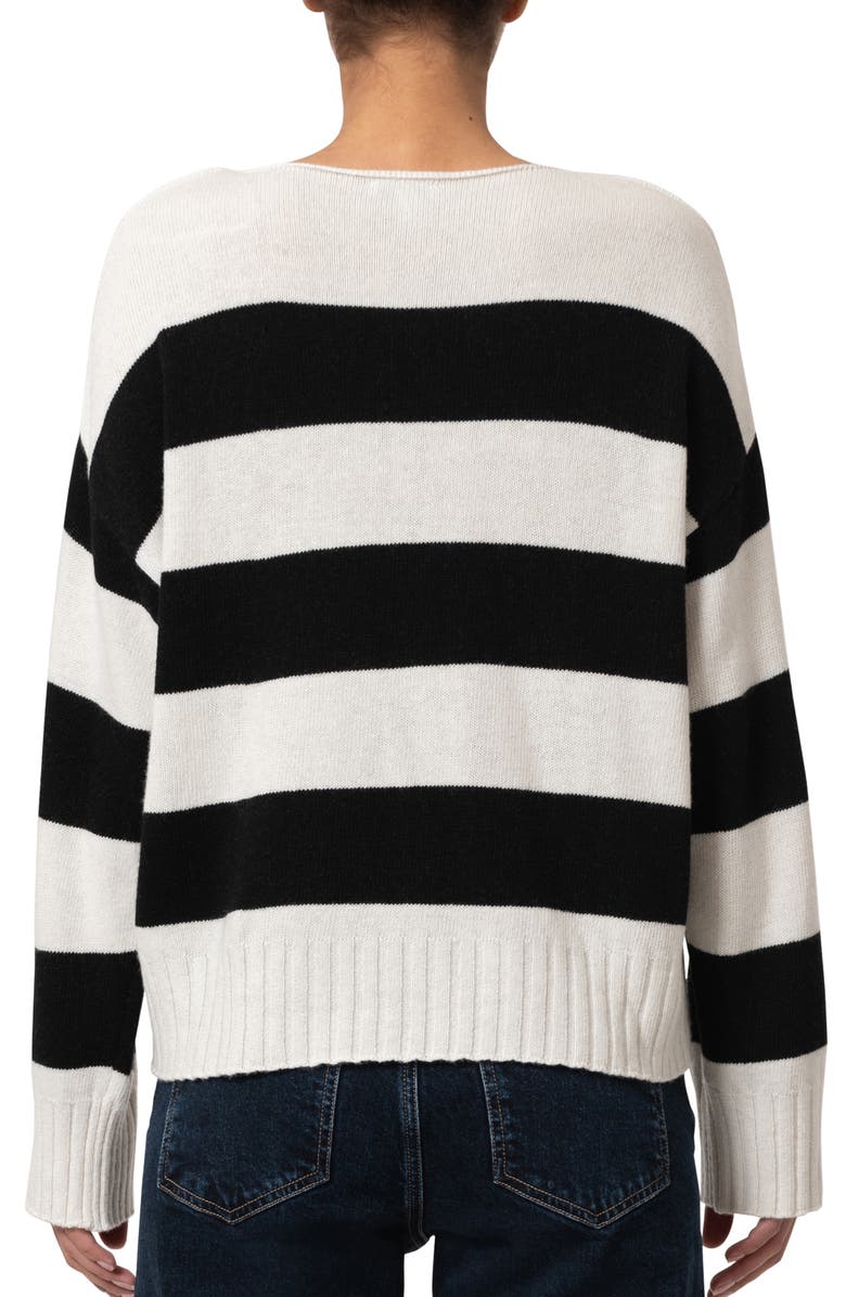 Mavi Jeans Stripe Crewneck Sweater, Alternate, color, 