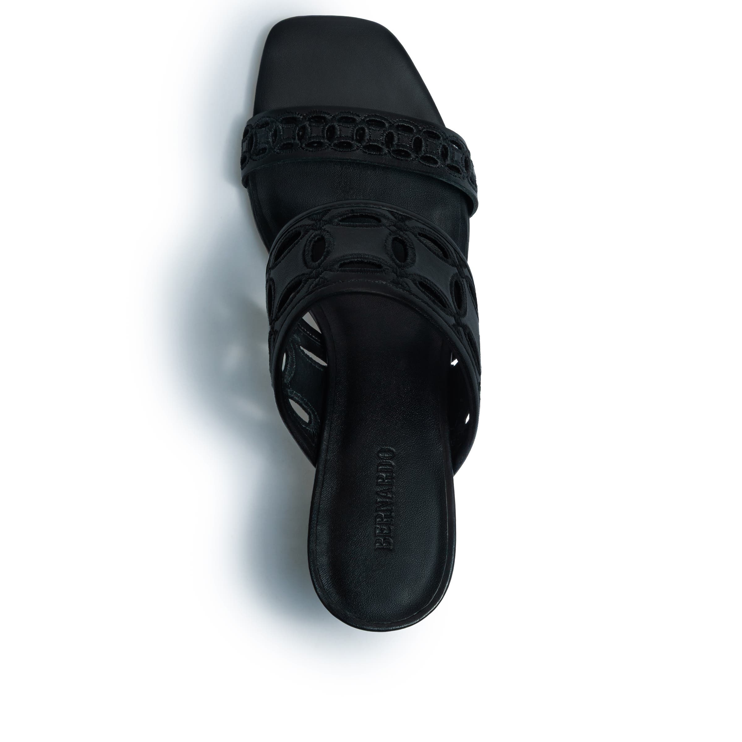 Bernardo Footwear Gemma Heeled Sandal, Alternate, color, Black