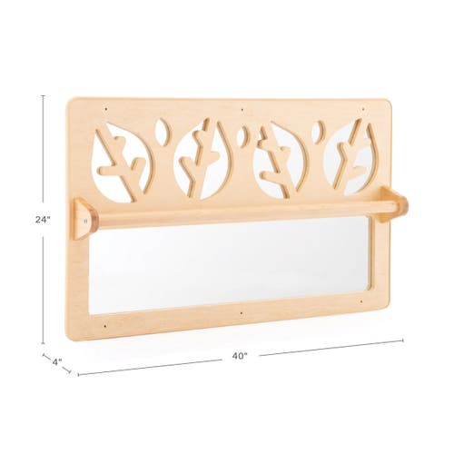 Kaplan Early Learning Company Exploration Wall Mirror In Sand