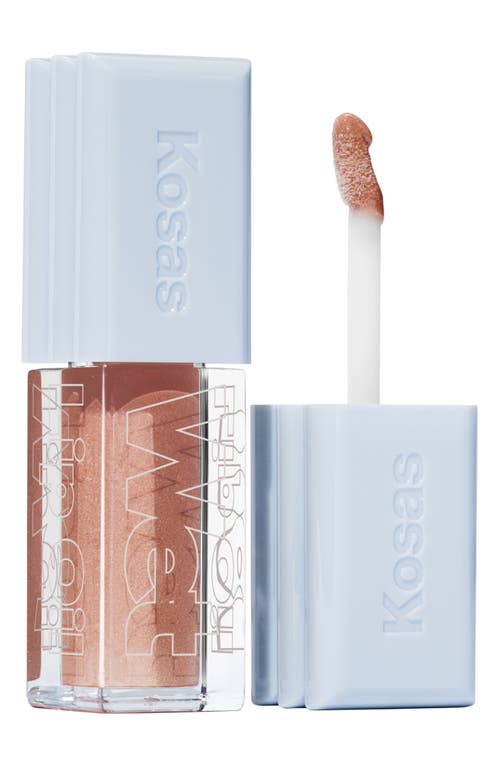 Kosas Wet Lip Oil Gloss in Unzipped 