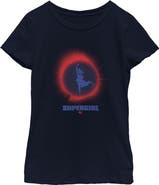 Supergirl Girl's Supergirl Kara Flying Silhouette  Graphic T-Shirt