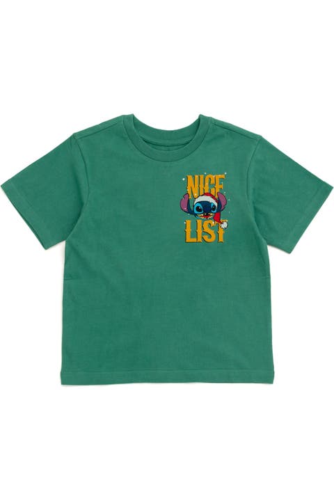 Lilo & Stitch Holiday Short Sleeve T-Shirt