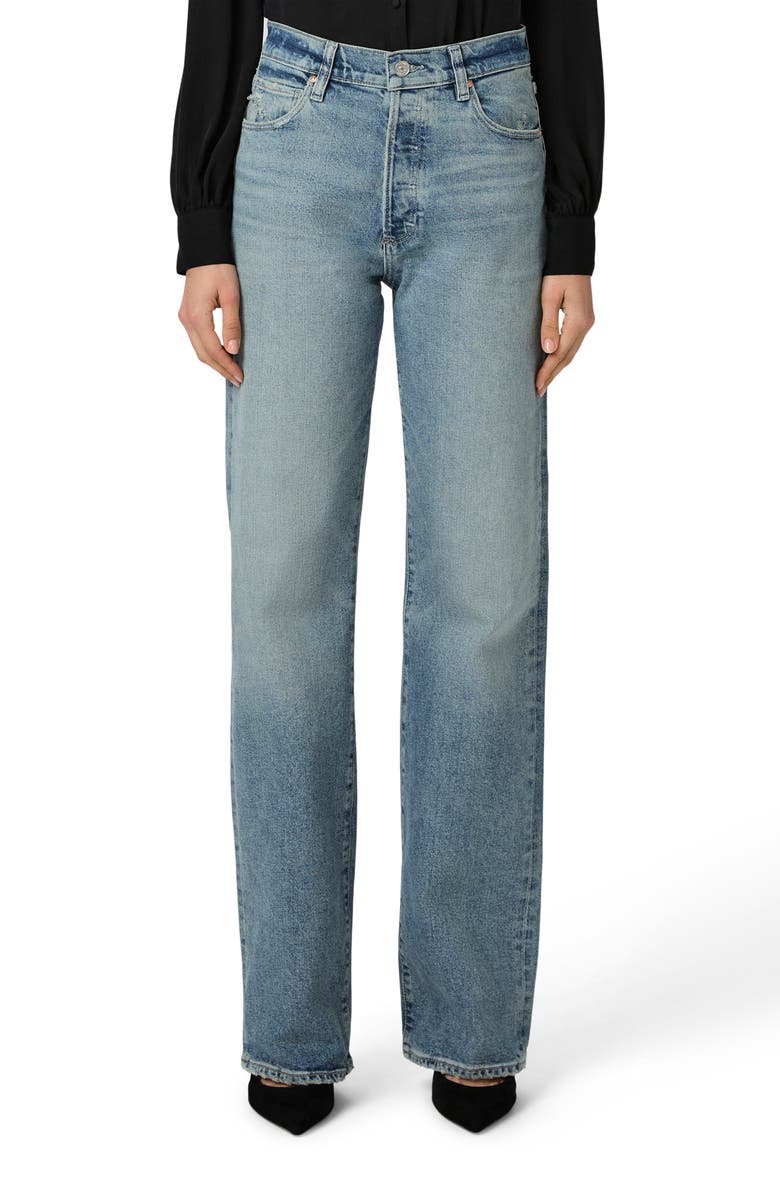 PAIGE Sawyer High Waist Straight Leg Jeans, Main, color, 