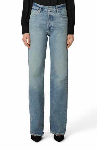 PAIGE Sawyer High Waist Straight Leg Jeans