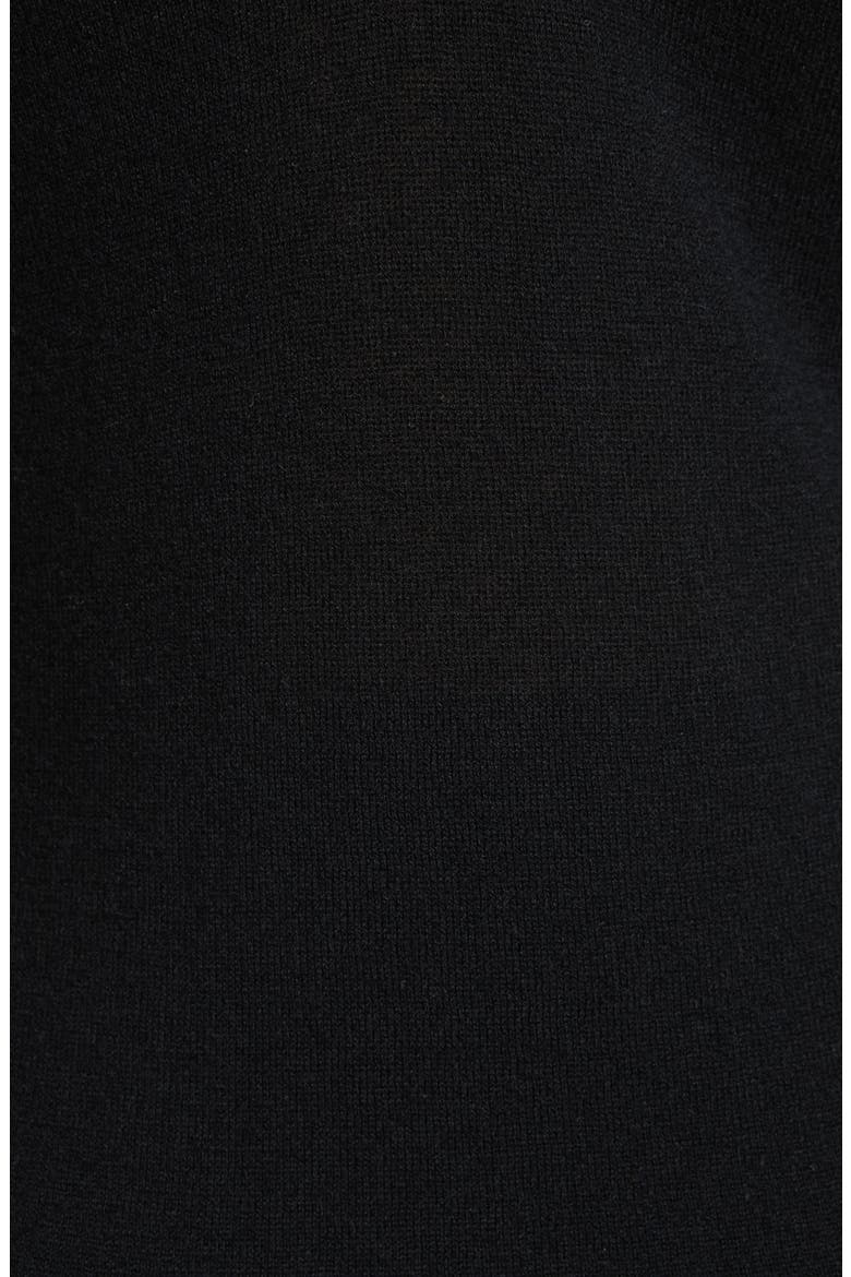Cashmere V-Back Cashmere Sweater, Alternate, color, BLACK