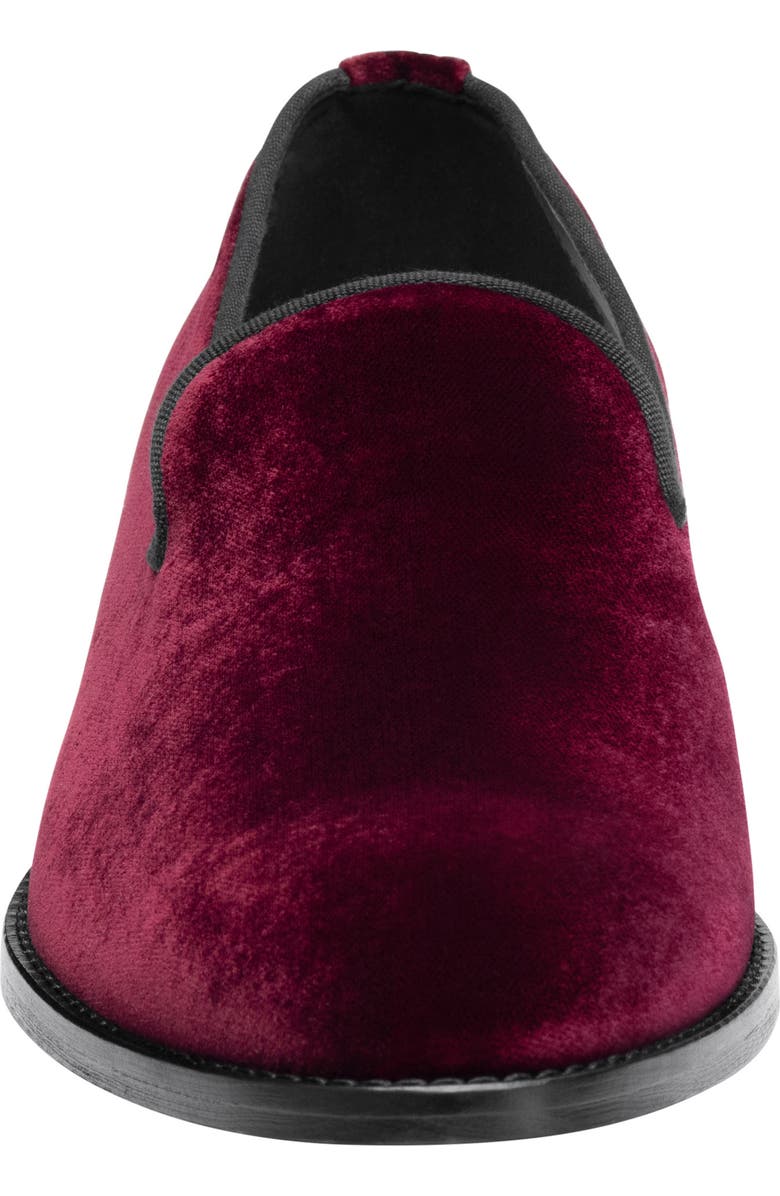Johnston & Murphy Gavney Slip-On Loafer, Alternate, color, Burgundy Velvet