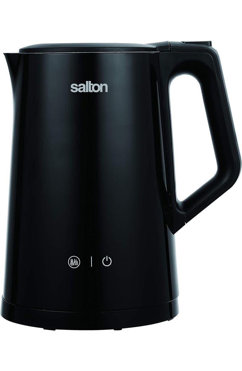 Salton Cool Touch Digital Kettle, Alternate, color, Black