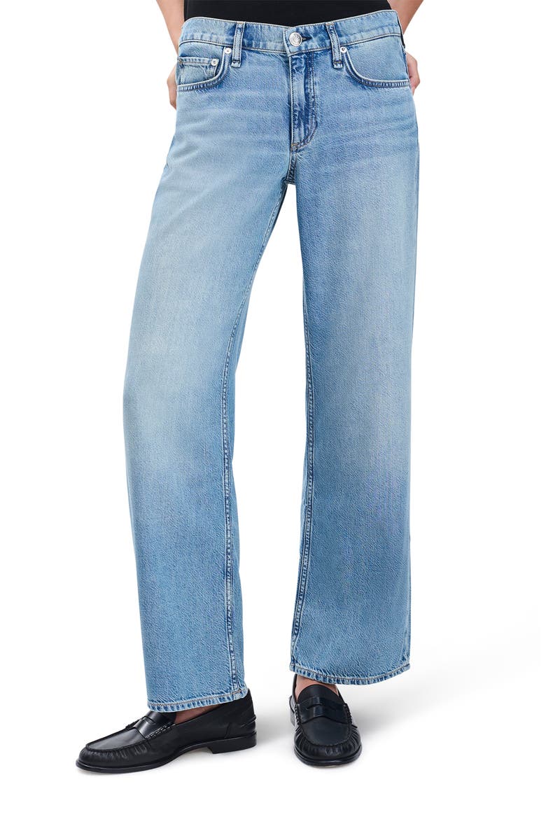Cam Featherweight Low Rise Relaxed Straight Jeans, Main, color, LUDLOW