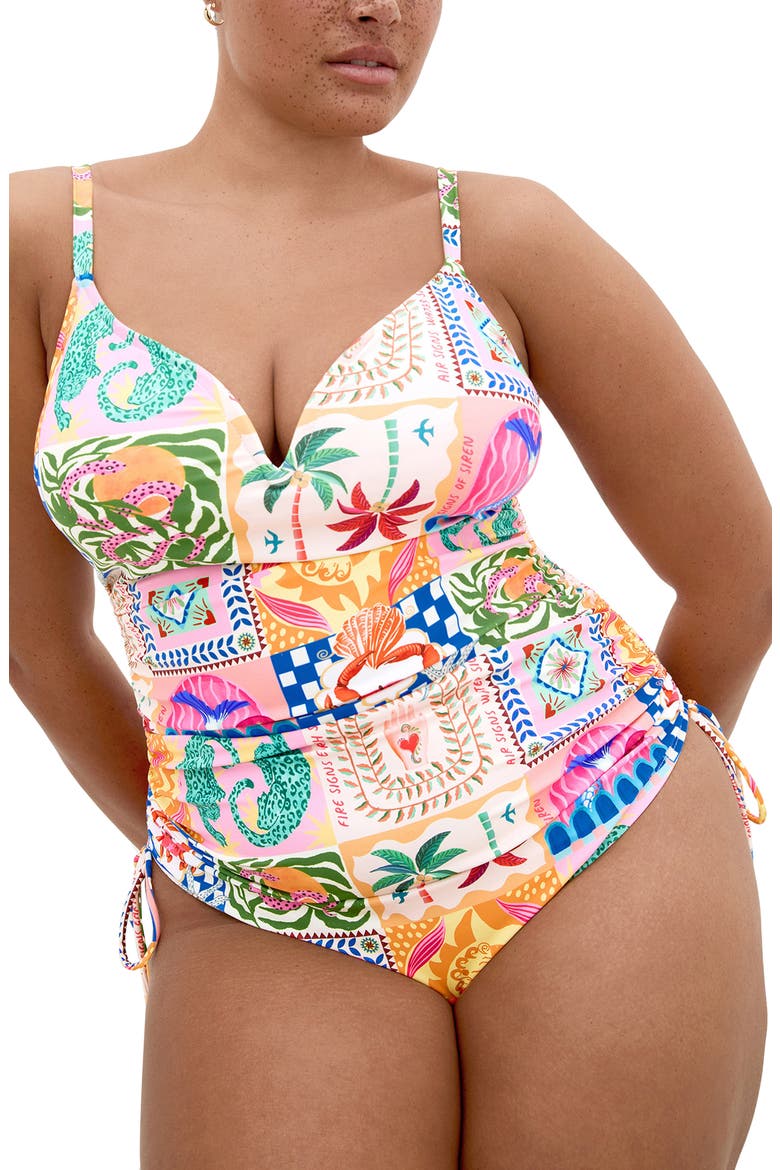 Positano One-Piece Swimsuit, Main, color, POSITANO PRT