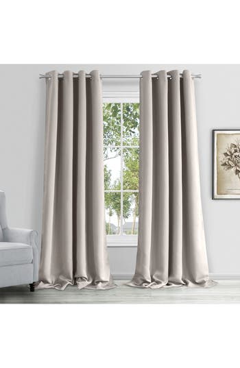 Dainty Home Single Blackout Panel Curtain In Taupe