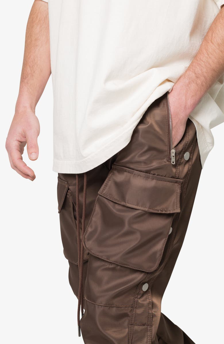 mnml Side Snap Cargo Pants, Alternate, color,