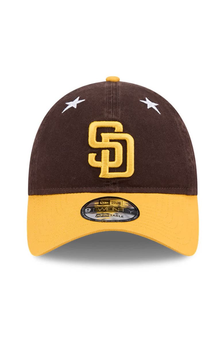 New Era Men's New Era Brown/Gold San Diego Padres 2025 MLB All-Star Game 9TWENTY Adjustable Hat, Alternate, color, Brown