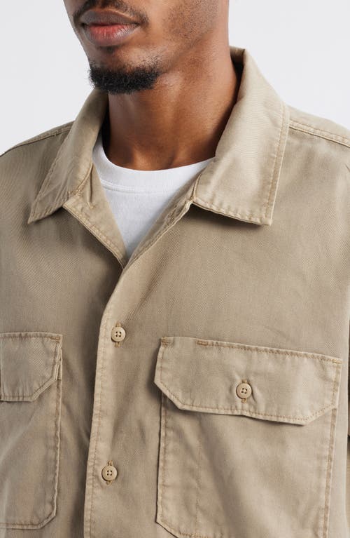 Dickies Unionville Short Sleeve Button-up Work Shirt In Desert Sand