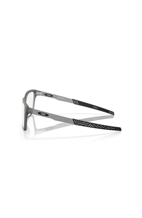 Oakley 55mm Rectangle Optical Glasses In Gray