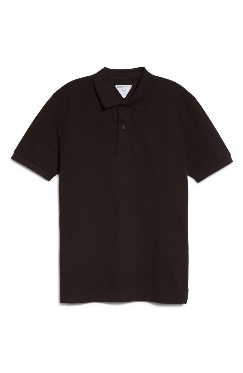 Bottega Veneta Short Sleeve Cotton Piqué Men's Polo, Alternate, color, 