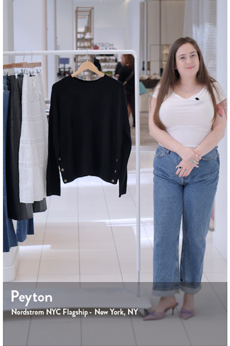 Three Button Crewneck Sweater video