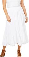 Roaman's Plus Size French Skirt