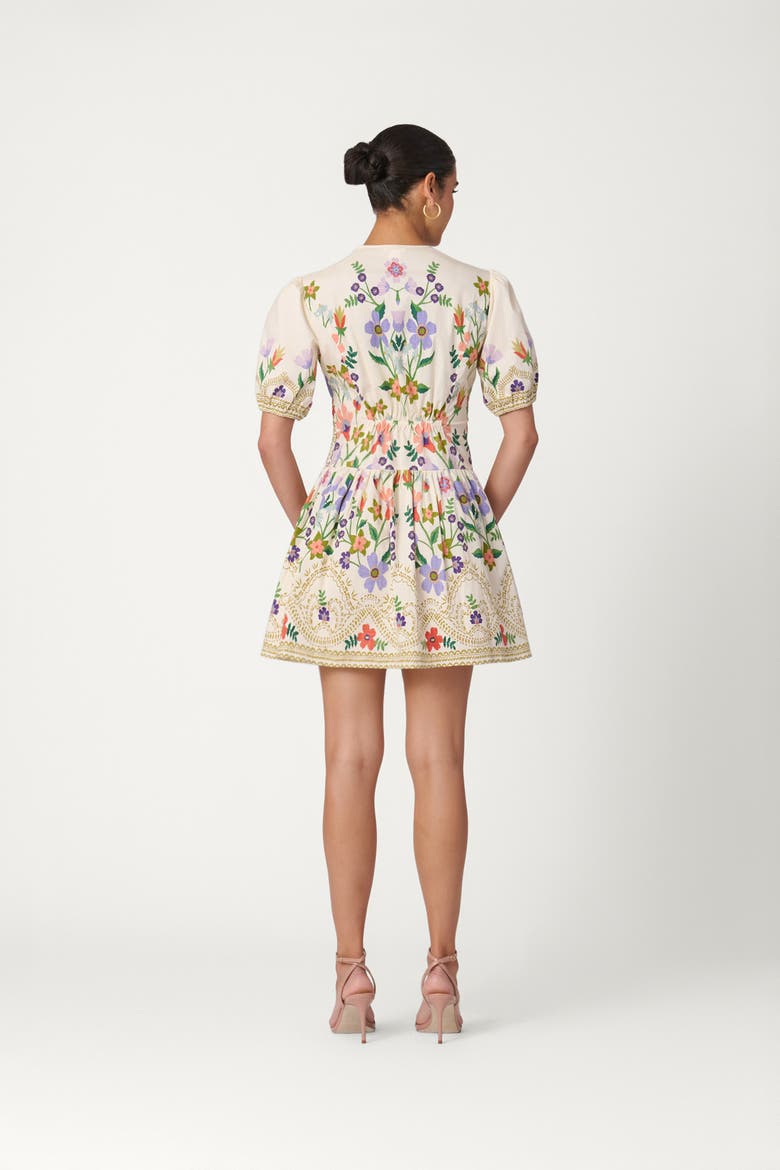 Hither Floral Tinsley Dress, Alternate, color, Lilac/Tangerine/Sand