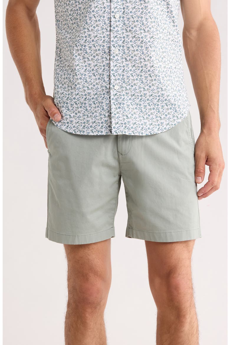 Straight Leg Shorts, Main, color, SLATE GREY