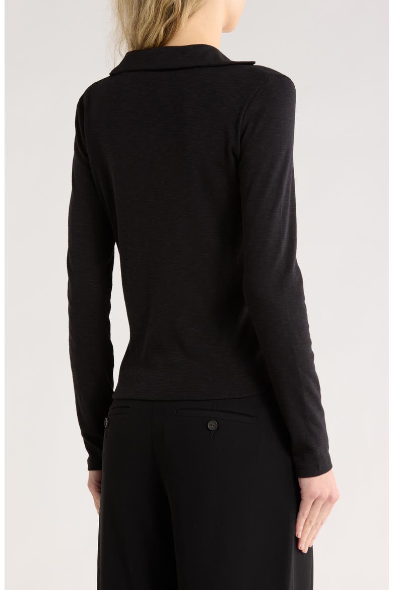Johnny Collar Polo, Alternate, color, BLACK