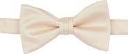 CONSTRUCT Solid Satin Pre-Tied Bow Tie