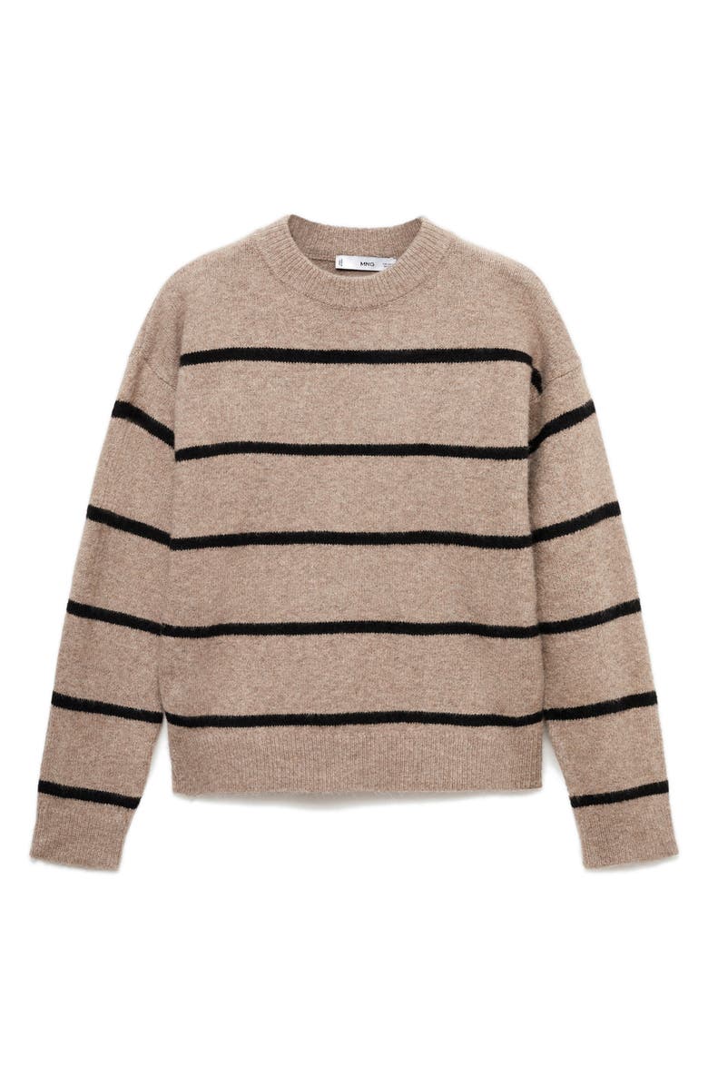 MANGO Marina Striped Sweater, Alternate, color, 