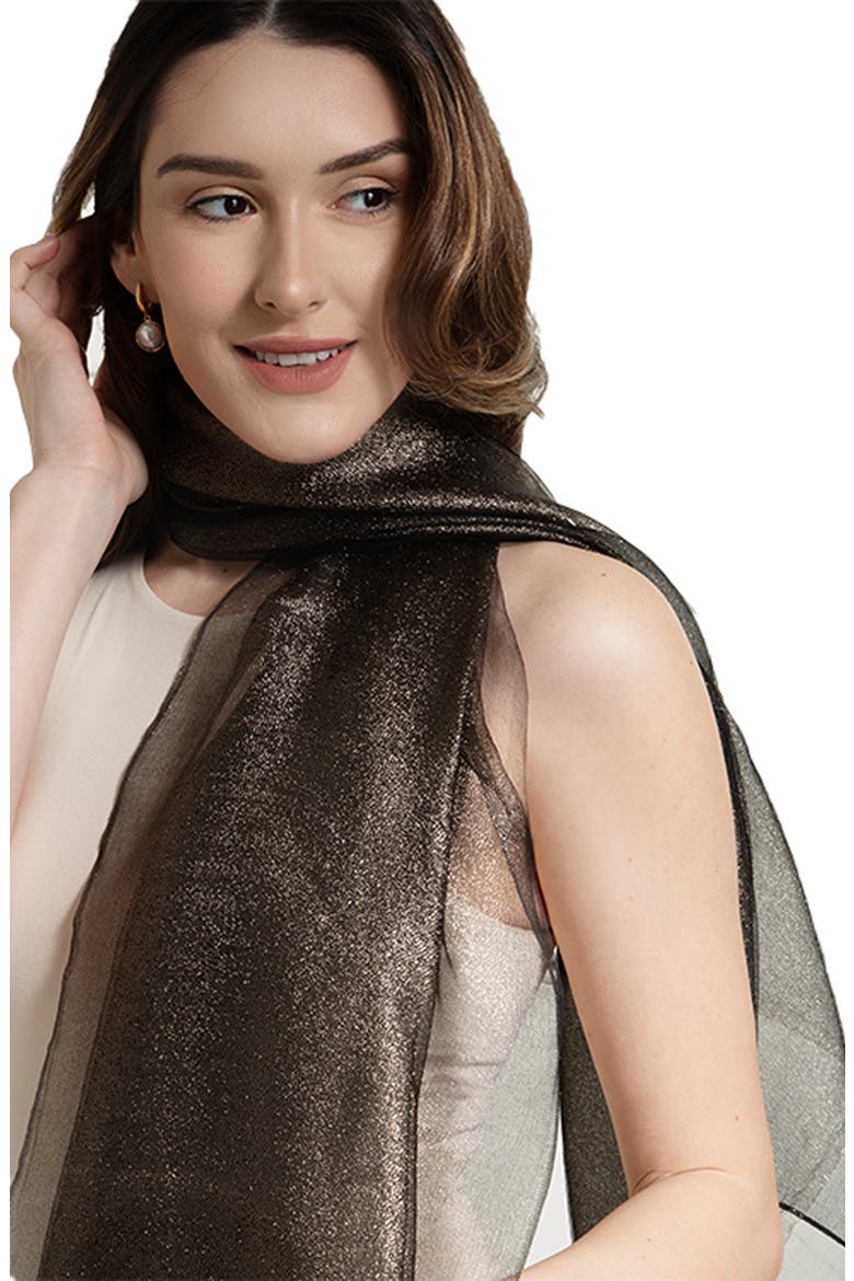 Silk Scarf, Alternate, color, BLACK COMBO