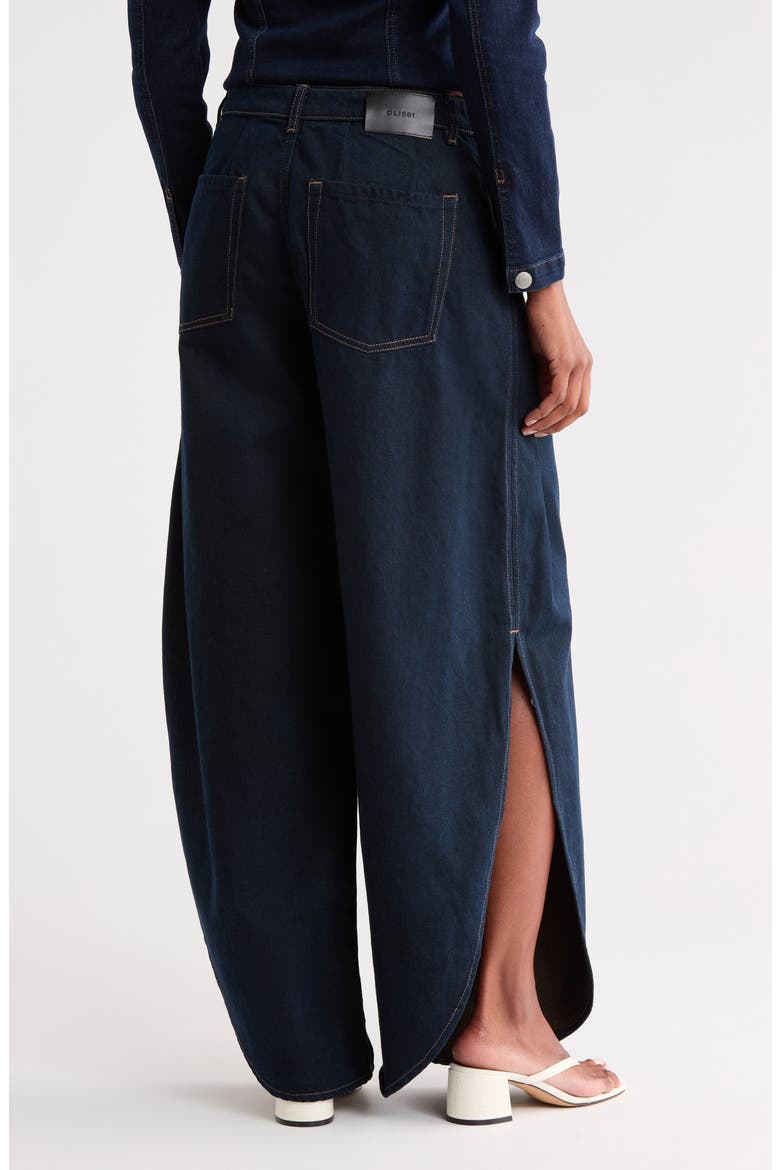 Rori High Waist Curved Wide Leg Jeans, Alternate, color, VENTURA