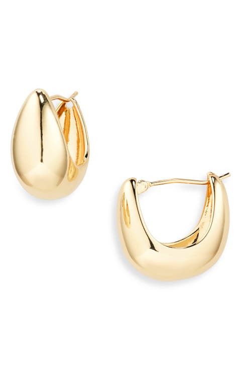 Teardrop Hoop Earrings