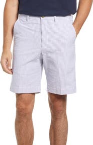Berle Flat Front Seersucker Shorts