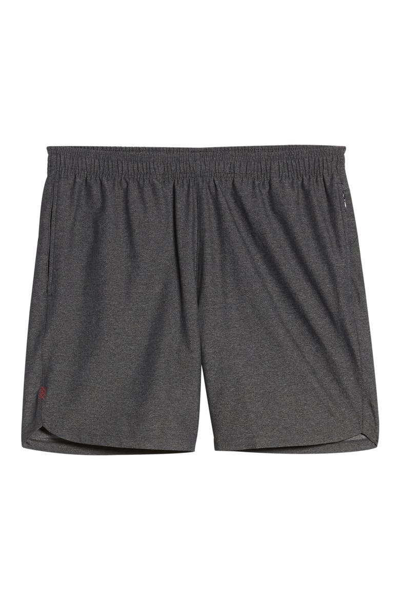 Guru Athletic Shorts, Alternate, color, BLACK