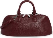 BCBG E-W Half Moon Satchel Faux Leather