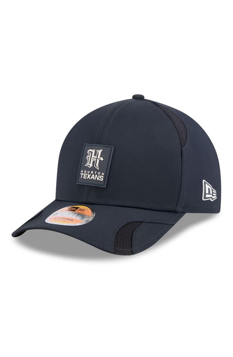 New Era Men's New Era Navy Houston Texans 2025 Sideline H-Town M-Crown 9FORTY Adjustable Hat, Main, color, Navy