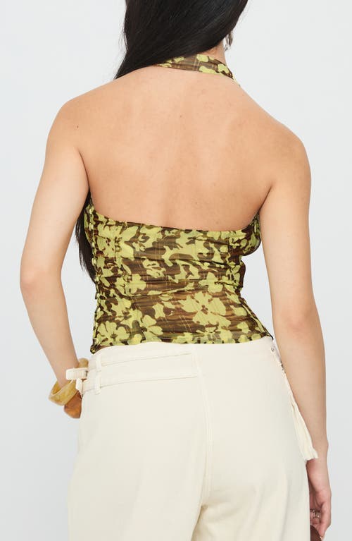 Princess Polly Aspyn Crop Halter Top In Multi