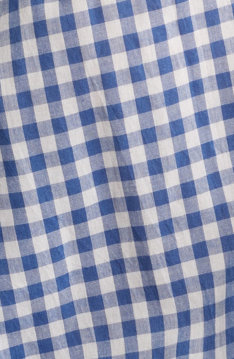 DÔEN June Top, Alternate, color, Blue Gingham