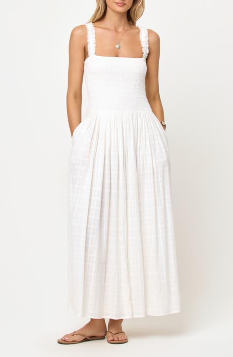Wren Cotton Maxi Cover-Up Dress