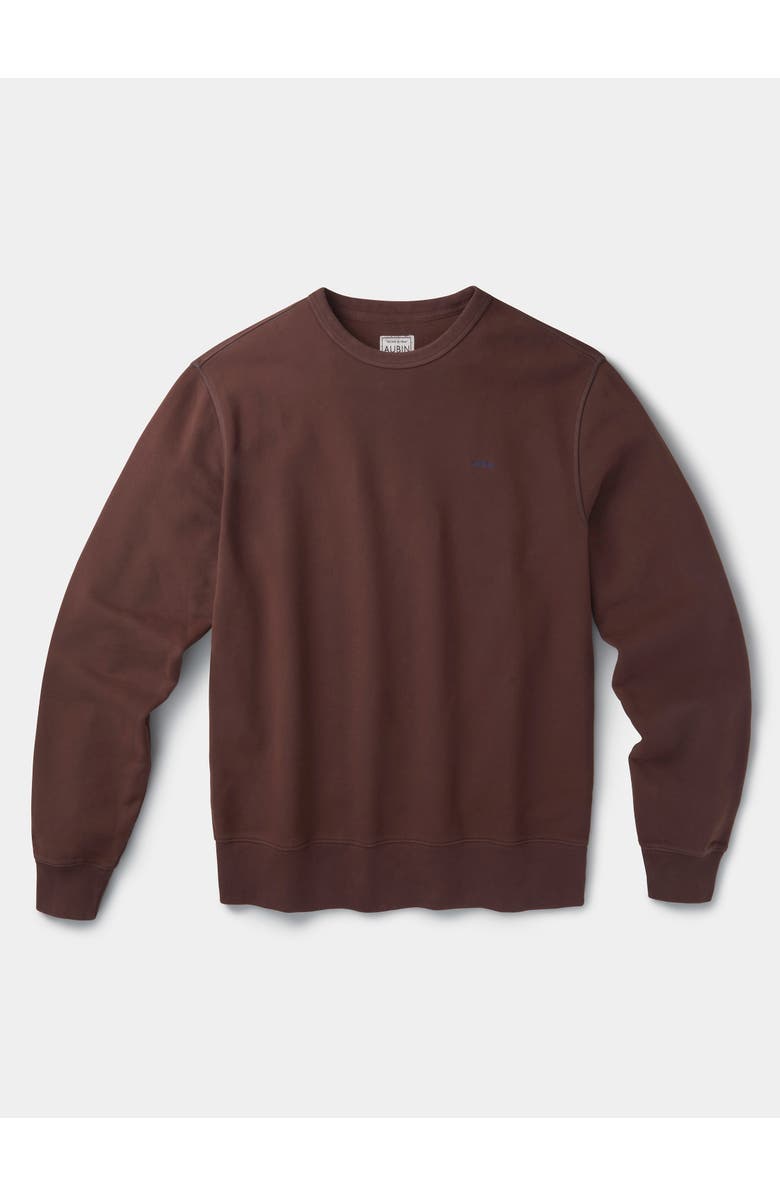 Aubin Vestry Crew Neck Sweatshirt, Alternate, color, Chocolate