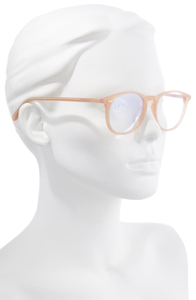 DIFF Jaxson 49mm Blue Light Blocking Glasses, Alternate, color, Rustique/ Clear