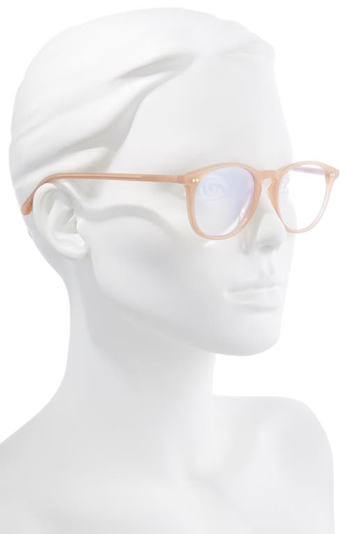 Diff Jaxson 49mm Blue Light Blocking Glasses In Rustique/clear