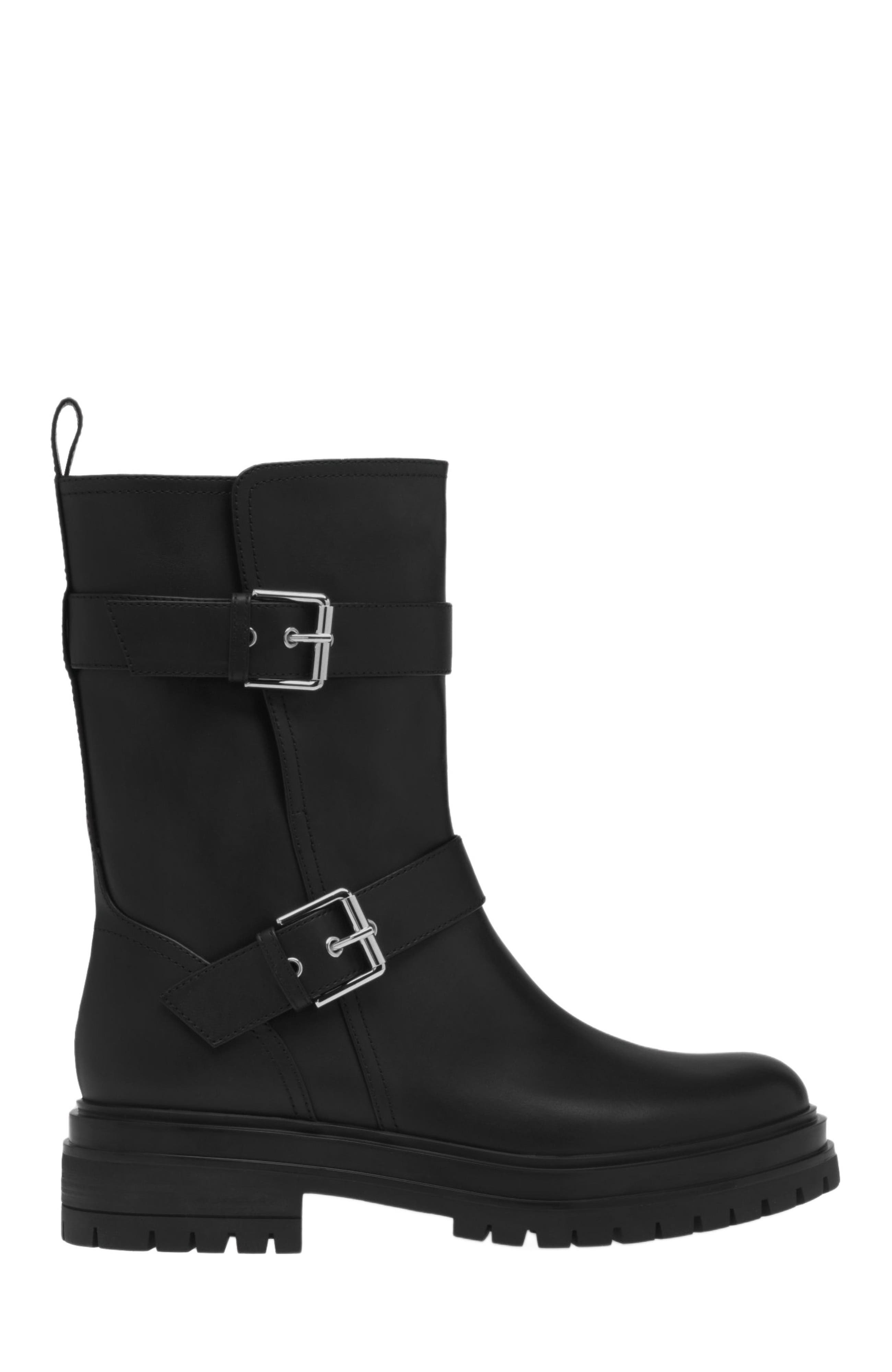 Gianvito Rossi Thiago Biker, Main, color, Black