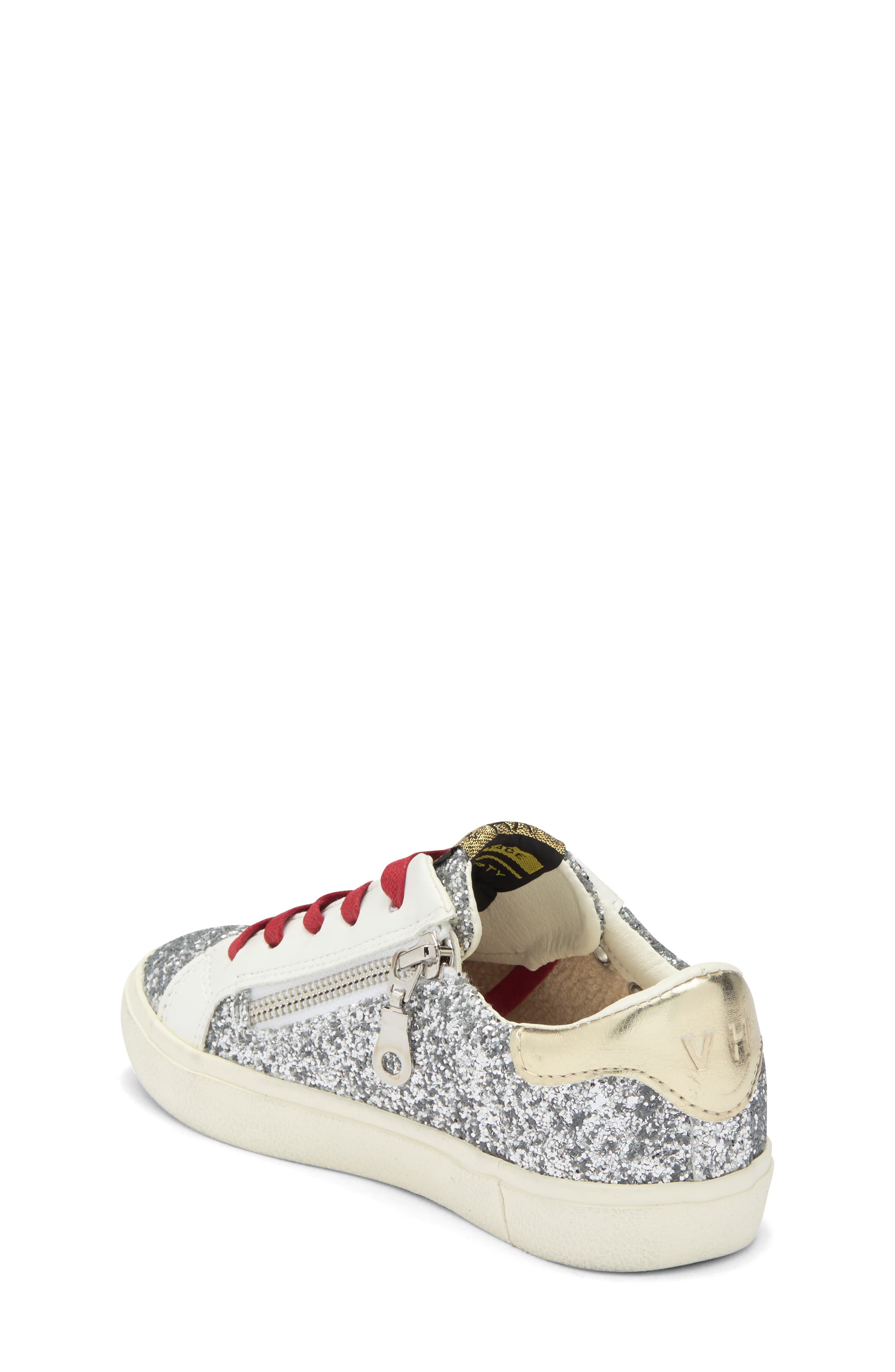 Vintage Havana Kids' Henriette Sneaker, Alternate, color, Wild Silver/ Glitter