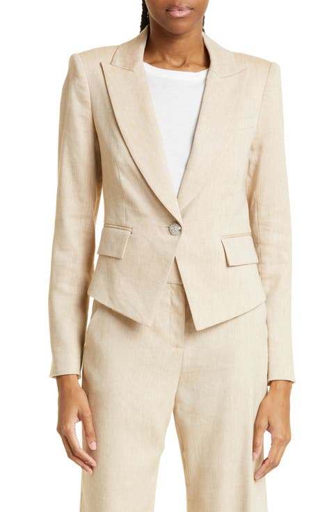 Hosanna Linen Blend Dickey Jacket